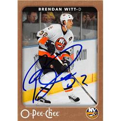 Brendan Witt autographed Hockey Card (New York Islanders, SC) 2006-2007 O-Pee-Chee #311 - Autographed Hockey Cards