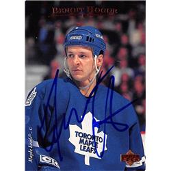 620220 Benoit Hogue Autographed Hockey Card - Toronto Maple Leafs, SC 1995 Upper Deck - No.351