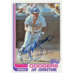 621694 Jay Johnstone Autographed Baseball Card - Los Angeles Dodgers 1982 Topps - No.774