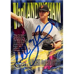 621817 William VanLandingham Autographed Baseball Card - San Francisco Giants 1997 Circa - No.71