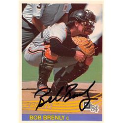 621825 Bob Brenly Autographed Baseball Card - San Francisco Giants 1984 Donruss - No.616