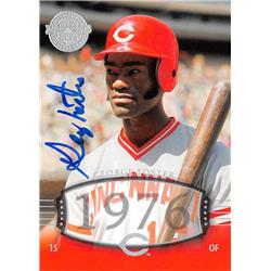 622038 George Foster Autographed Baseball Card - Cincinnati Reds 2004 Upper Deck Legends Timeless Teams - No.130