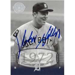 626755 John Hiller Autographed Baseball Card - Detroit Tigers 2004 Upper Deck Timeless Teams Legends - No.76