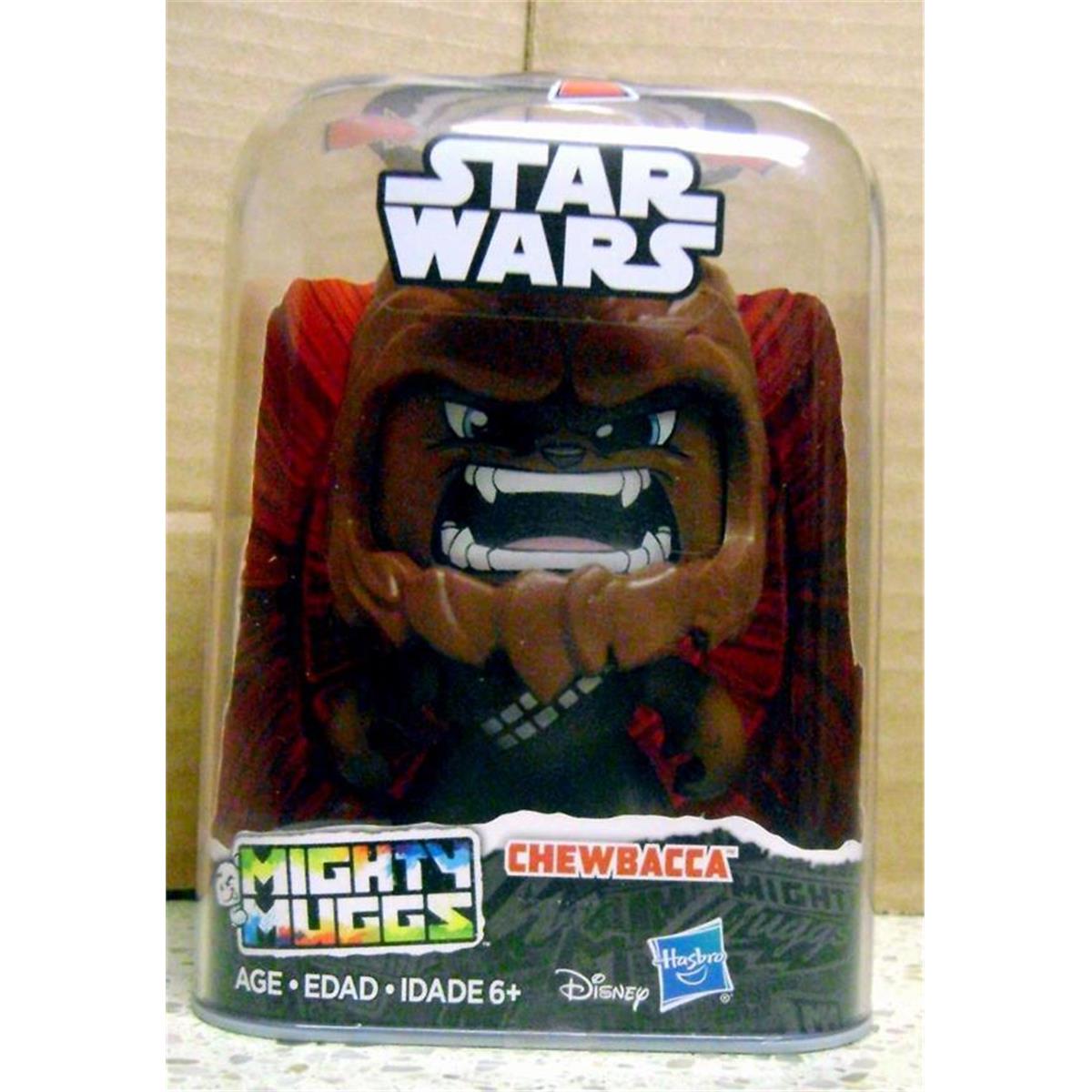 Picture of Autograph Warehouse 637318 3 x 4 in. Chewbacca Star Wars Toy - Mighty Muggs 02 Hasbro Disney NIB