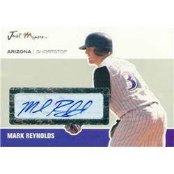 637409 Mark Reynolds Autographed Baseball Card - Arizona Diamondbacks University Virginia Cavaliers 2007 Just Minors - No.JA40 Rookie