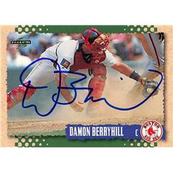 637616 Damon Berryhill Autographed Baseball Card - Boston Red Sox 1995 Score - No.251