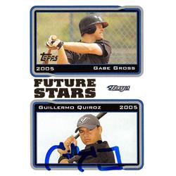 637713 Guillermo Quiroz Autographed Baseball Card - Toronto Blue Jays 2005 Topps Future Stars Rookie - No.329