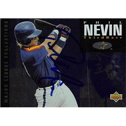 637751 Phil Nevin Autographed Baseball Card - Houston Astros 1994 Upper Deck Foil Rookie - No.156