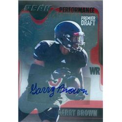 638327 Gary Brown Autographed Football Card - California University of Pennsylvania 2017 Sage Hit Peak Performance Premier Draft Rookie - No.PKGB