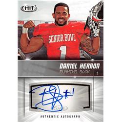 583819 Daniel Herron Autographed Football Card - Ohio State Buckeyes 2012 Sage Hit Rookie - No.A91