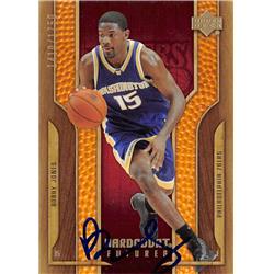 Bobby Jones Autographed Basketball Card - Washington Huskies 2006 Upper Deck Hardcourt Futures Rookie - No.122