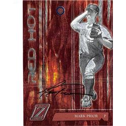 624529 Mark Prior Autographed Baseball Card - Chicago Cubs 2006 Donruss Zenith Red Hot - No.RH8