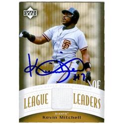 625070 Kevin Mitchell Autographed Baseball Card - Game Used Jersey Piece San Francisco Giants 2005 Upper Deck Classics - No.LLKM