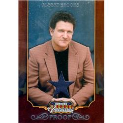 649461 Albert Brooks Worn Material Relic Patch Trading Card - Actor, Comedian, Broadcast News 2009 Panini Americana Proof Materials - No.70 LE 39-100