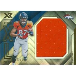 649602 Noah Fant Player Worn Jersey Patch Football Card - Denver Broncos 2019 Panini XR Rookie Materials - No.RXM24 LE 72-149