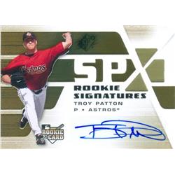 650003 Troy Patton Autographed Baseball Card - Houston Astros 2008 Upper Deck SPX Rookie - No.119