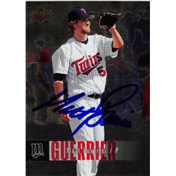 650219 Matt Guerrier Autographed Baseball Card - Minnesota Twins 2006 Upper Deck Green - No.698