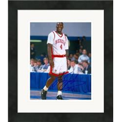 583998 8 x 10 in. Larry Johnson Autographed Photo - UNLV Runnin Rebels - No.1 Matted & Framed