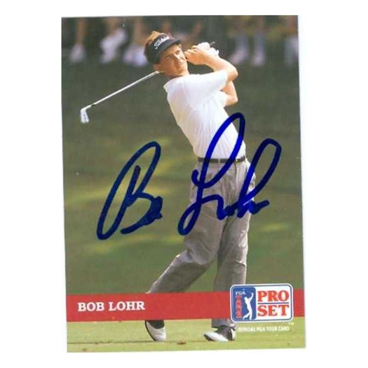 584223 Bob Lohr Autographed Trading Card - Golf