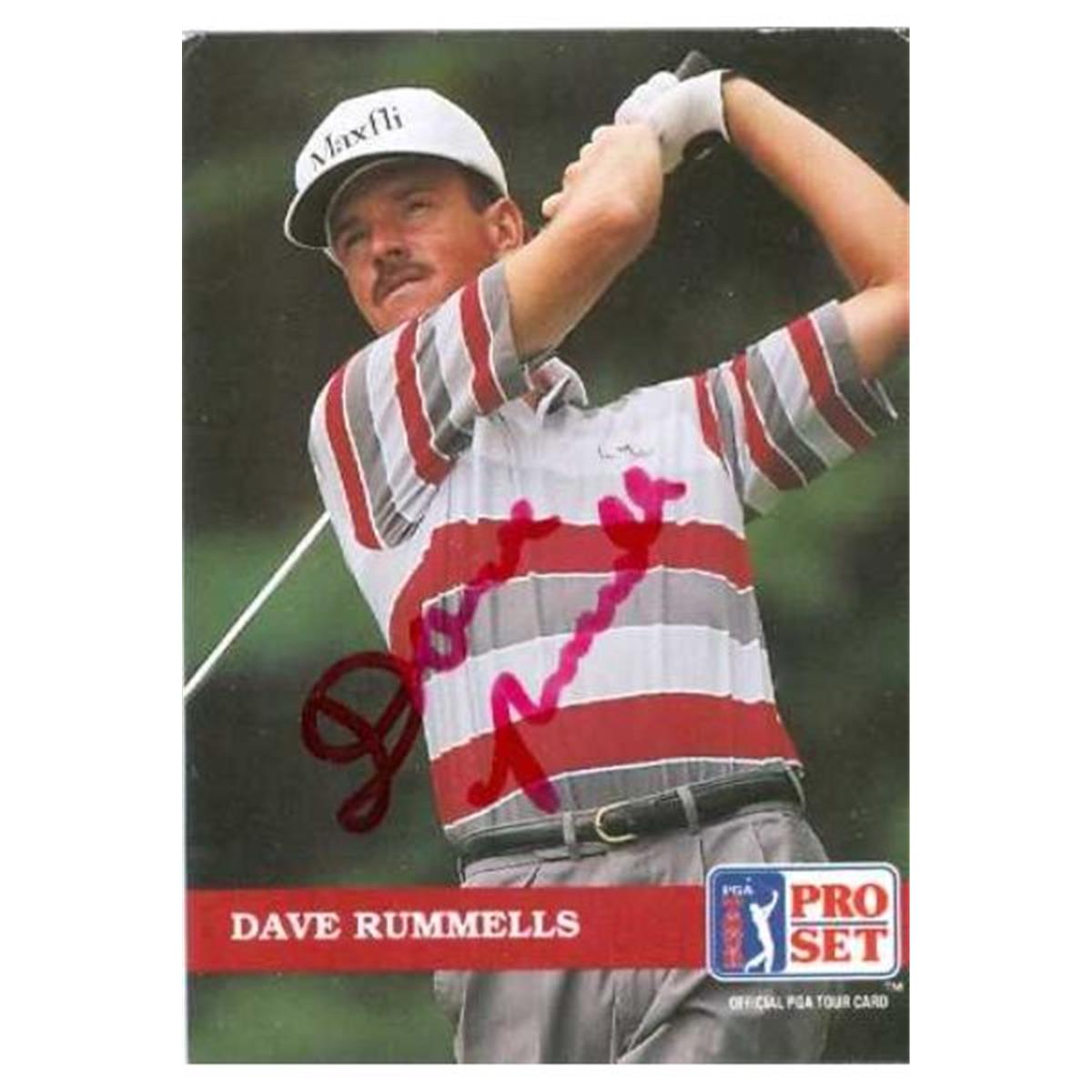 584239 Dave Rummells Autographed Trading Card - Golf