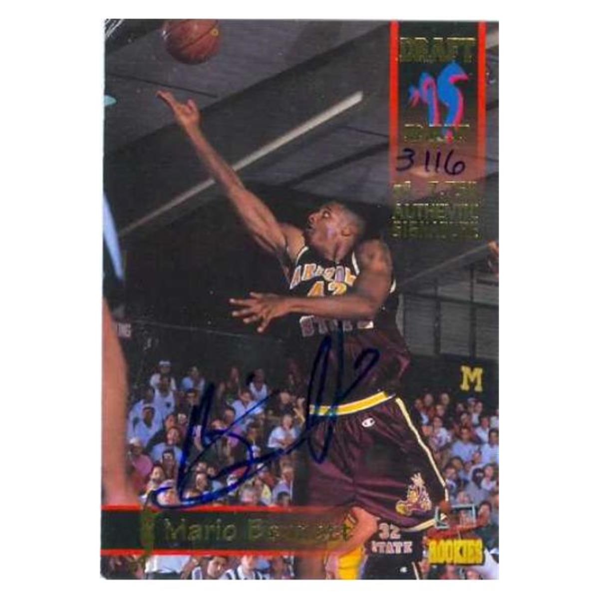584704 Mario Bennett Autographed Basketball Card - Arizona St