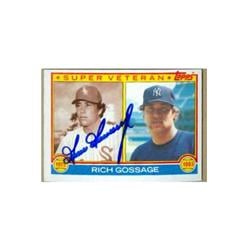 585365 Rich Goose Gossage Autographed Baseball Card - New York Yankees 1983 Topps - No.241 Super Veteran -  Autograph Warehouse