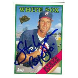 586221 Steve Lyons Autographed Baseball Card - Chicago White Sox 2003 Topps All Time Fan Favorites - No.31 Inscribed Psycho