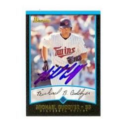 Michael Cuddyer Autographed Baseball Card - Minnesota Twins 2001 Topps Bowman - No.259