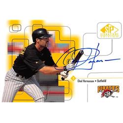 586636 Chad Hermansen Autographed Baseball Card - Pittsburgh Pirates 1999 Upper Deck - No.CH