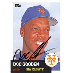 586712 Dwight Gooden Autographed Baseball Card - New York Mets Doc 2016 Topps Archives - No.3 -  Autograph Warehouse
