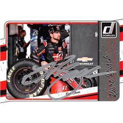 587300 Kurt Busch Autographed Trading Card - Auto Racing, Nascar 2017 Panini Donruss - No.128
