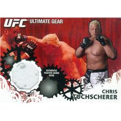 587468 Chris Tuchscherer Fighter Worn Gear Patch Trading Card - UFC, Ultimate Fighting Championship 2010 Topps - No.UGCT