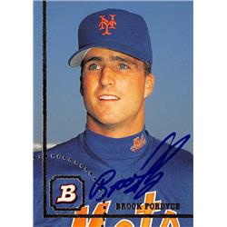 Brook Fordyce autographed baseball card (New York Mets, SC) 1994 Bowman #540 - Baseball Slabbed Autographed Cards