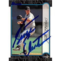 618884 Scott Elarton Autographed Baseball Card - Houston Astros, SC 1999 Bowman - No.93
