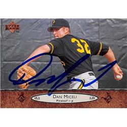 618953 Dan Miceli Autographed Baseball Card - Pittsburgh Pirates, SC 1996 Upper Deck - No.433