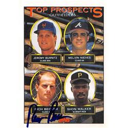 Rich Becker autographed baseball card (Minnesota Twins) 1993 Topps #658 - Baseball Slabbed Autographed Cards