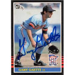 Gary Gaetti Autographed Baseball Card - Minnesota Twins 1985 Donruss - No.242