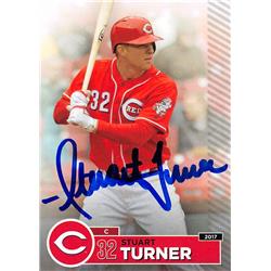 626787 Stuart Turner Autographed Baseball Card - Cincinnati Reds 2017 Kahns - No.32