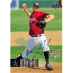 637712 Jason Hirsch Autographed Baseball Card - Houston Astros 2006 Upper Deck Rookie - No.1081