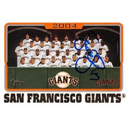 637805 Scott Eyre Autographed Baseball Card - San Francisco Giants 2005 Topps Team - No.662