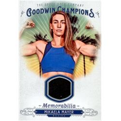 639002 Mikaela Mayer Match Worn Relic Patch Trading Card - Boxer Super Featherweight Champion 2018 Upper Deck Goodwin Champions - No.MMM -  Autograph Warehouse