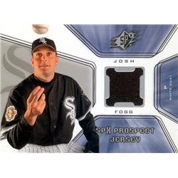 639168 Josh Fogg Player Worn Jersey Patch Baseball Card - Chicago White Sox 2001 Upper Deck Prospect - No.132
