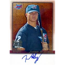 650029 Jared Abruzzo Autographed Baseball Card - Anaheim Angels 2001 Bowman Certified Rookie - No.BDPAJA