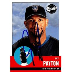 651014 Jay Payton Autographed Baseball Card - New York Mets, FT 2001 Upper Deck Vintage - No.277