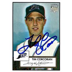651265 Tim Corcoran Autographed Baseball Card - Tampa Bay Rays, FT 2007 Topps 52 Rookie - No.230