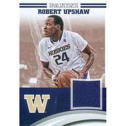 583143 Robert Upshaw Player Worn Jersey Patch Basketball Card - Washington Huskies 2016 Panini Team Collection - No.RU-WA