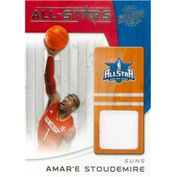 583304 Amare Stoudemire Player Worn Jersey Patch Basketball Card - Phoenix Suns 2011 Panini All Stars - No.2