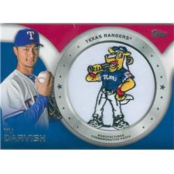 583487 Yu Darvish Player Commemorative Patch Baseball Card - Texas Rangers - 2014 Topps No.CP13