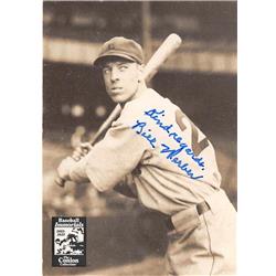 653378 Bill Werber Autographed Baseball Card - Boston Red Sox - 1988 Conlon Sporting News WWS No.BW1
