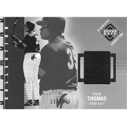 653535 Frank Thomas Player Worn Jersey Patch Baseball Card - Chicago White Sox - 2002 Upper Deck Diamond Connection No.262 LE 116-775
